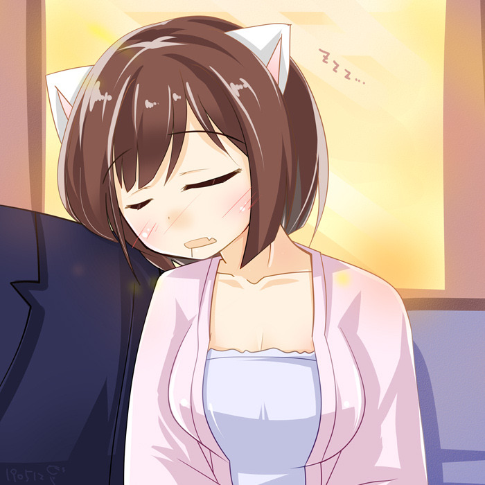 ( ˘ω˘ )スヤァ… 居眠り前川