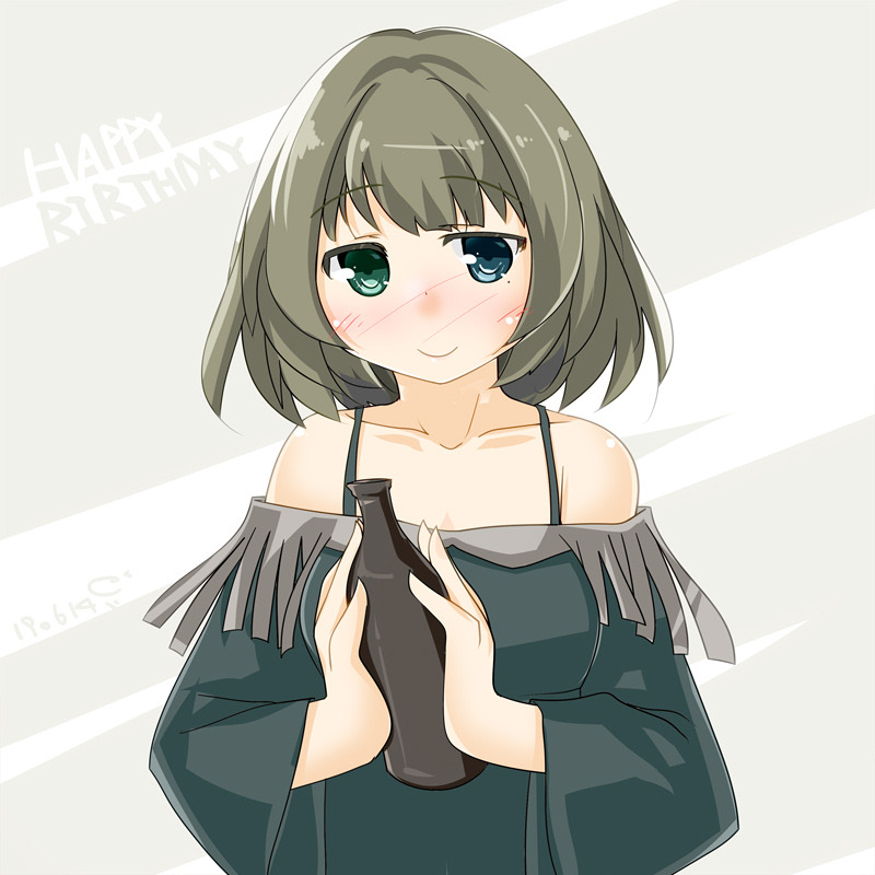 誕生日のために、たーんと常備しておいたお酒を頂きましょうね 高垣楓さん
