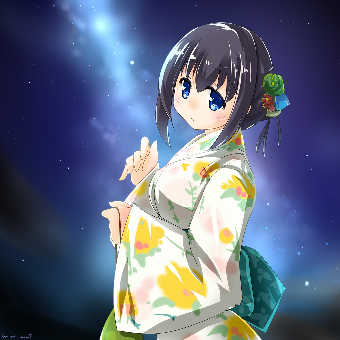 銀河の星星が1ドット……正しくは直径8〜12ピクセル程度の円周で描かれていると聞きます……
みたいな事を言いそう 鷺沢文香さん