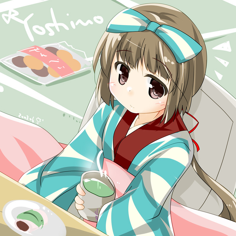 桜餅が雑ゥ! 依田芳乃ん