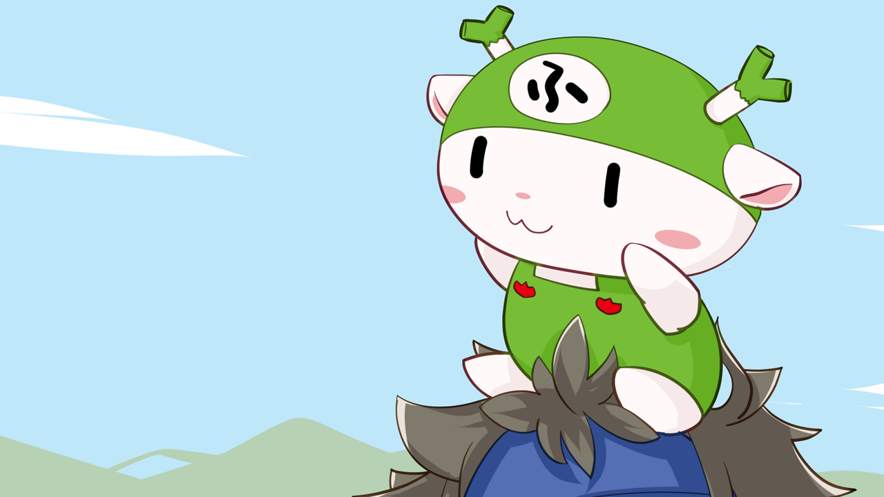 ふっかちゃんと畠山殿(頭だけ) ふっかちゃん&畠山重忠